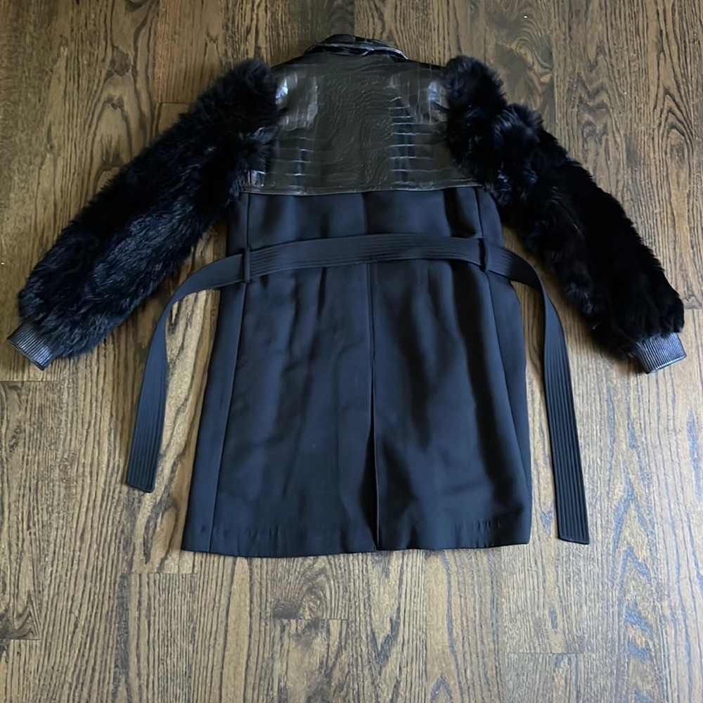 Alexander Wang Winter Statement Trench Style Coat - Picture 3 of 15